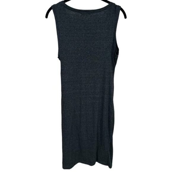 NEW Leith Ruched Bodycon Crossover Tank Dress in Charcoal Summer Comfort Size M - Picture 5 of 11